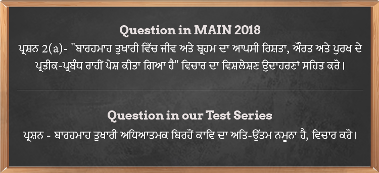 punjabi literature previous year question papers